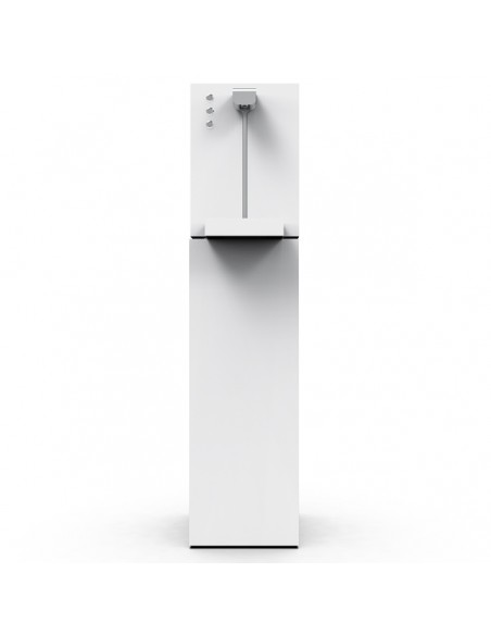 dispenser per acqua potabile in ufficio di colore bianco