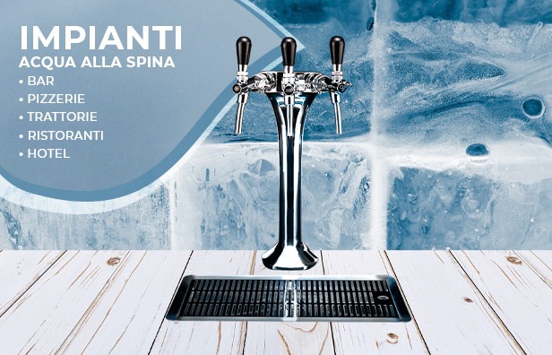 Impianti acqua refrigerata per Bar